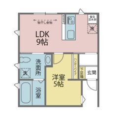 360度画像あり☆【アパート】ラフィネ鳥井原ガーデンス Ａ棟203号 画像1