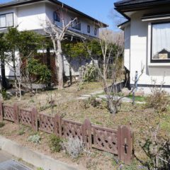 前庭の様子