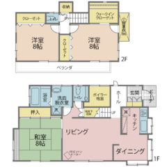 360度画像あり☆【戸建】湯川ビュータウン 3LDK 画像1