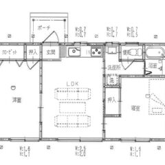 360度画像あり☆【戸建】追分平屋2LDK 画像1
